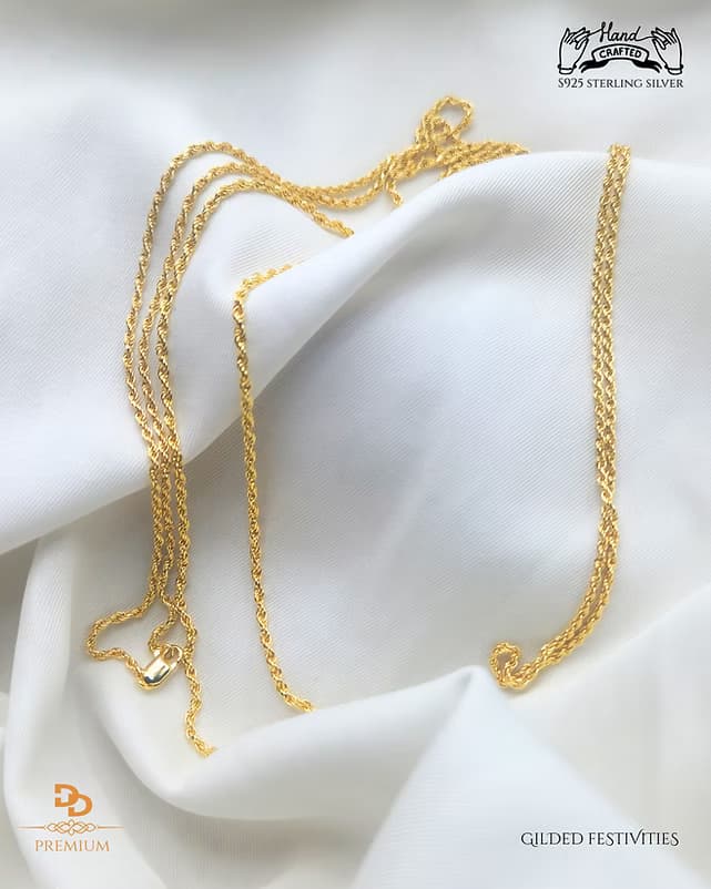 1.7 mm Pollyanna Rope chain (20 inch)