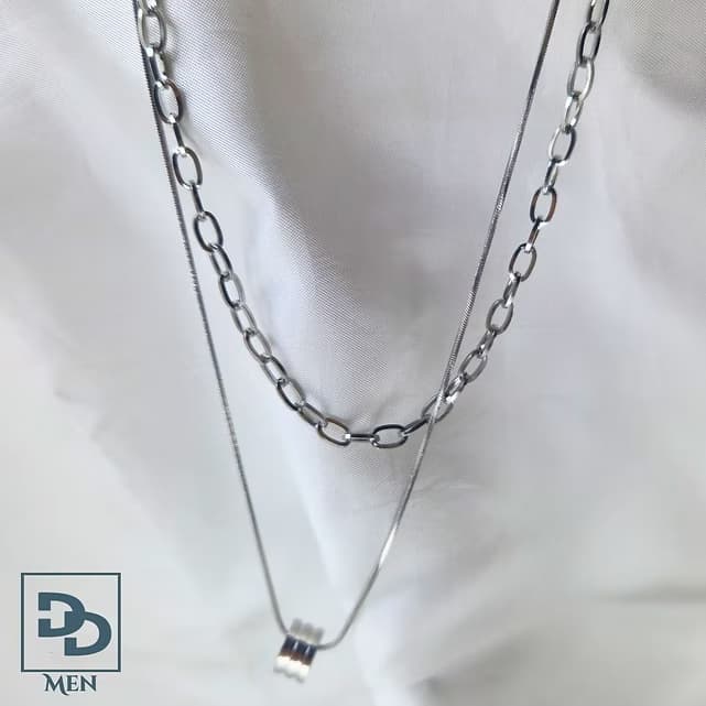Engraved Dual Layer Chain