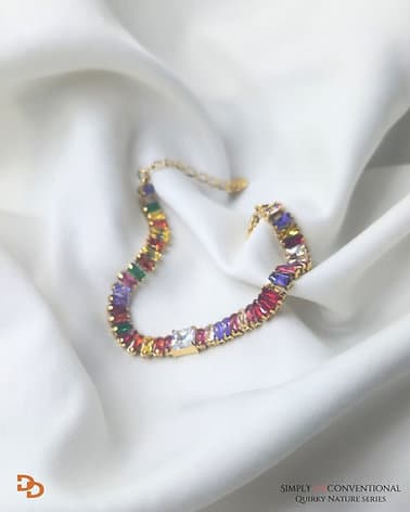 Colorful CZ bracelet