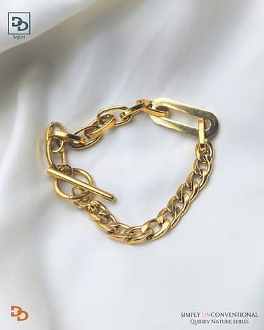 Mixed chain bracelet